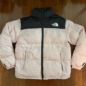 Women’s Size Large North Face 1996 Retro Nuptse 700 Down Puffer Pink Jacket